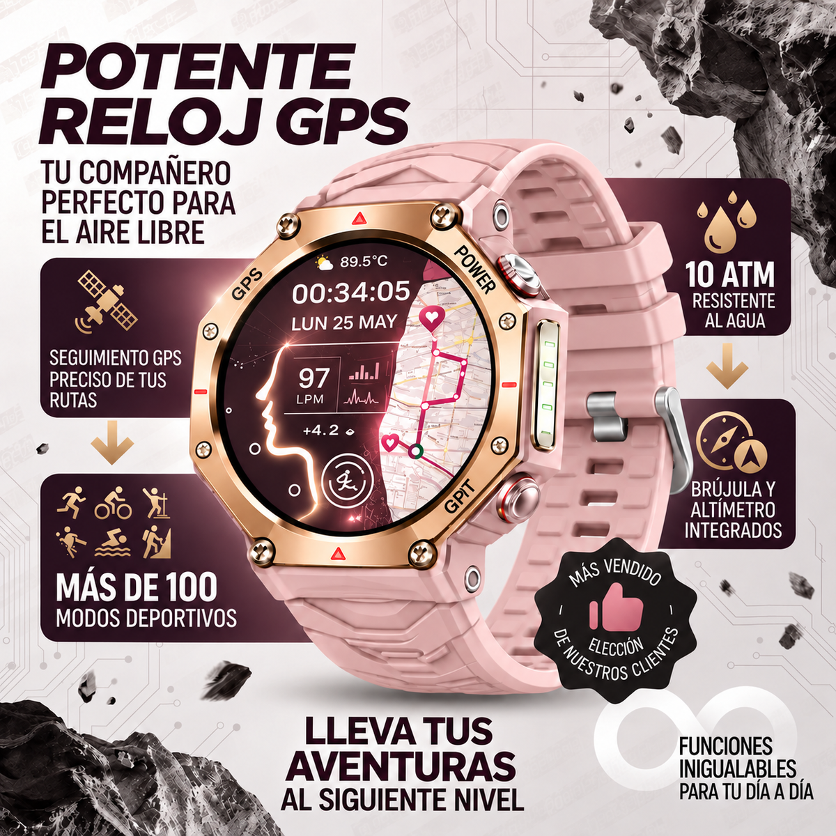 RAPTOR® – SMARTWATCH GPS