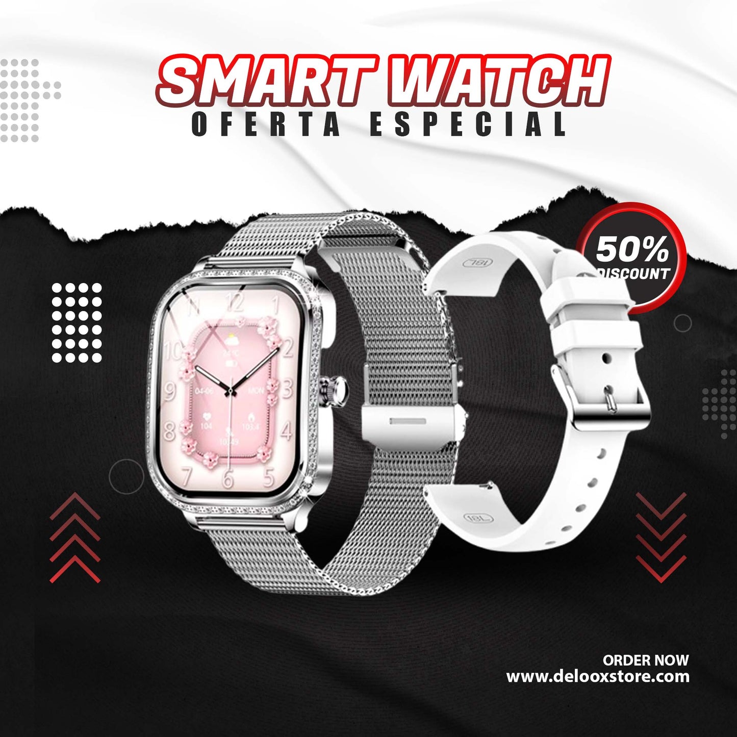 💕PROMO SMARTWATCH DIAMOND ULTRA + CORREA ADICIONAL 🎁