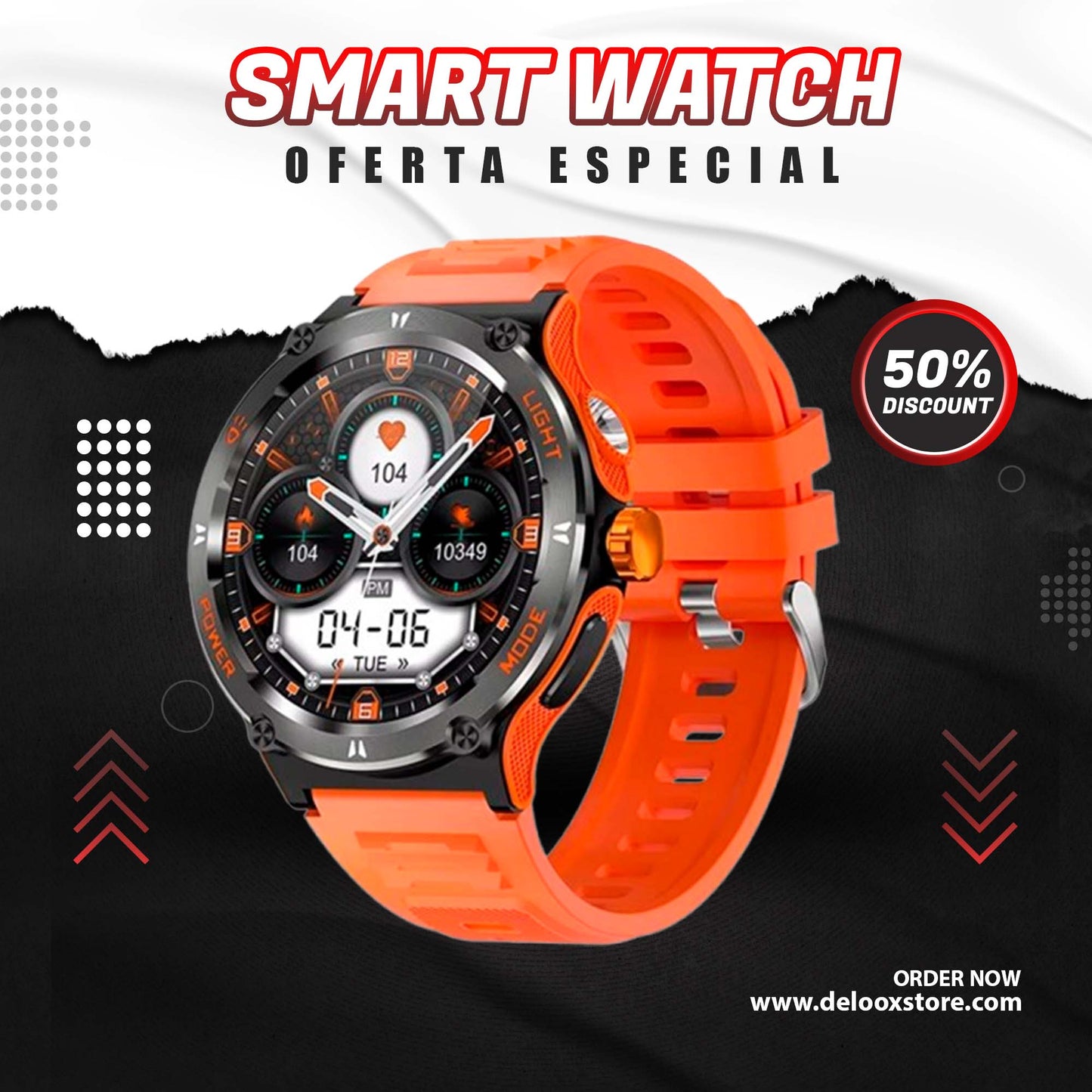 SMARTWATCH MILITARY TITAN ULTRA® 8K (2026)