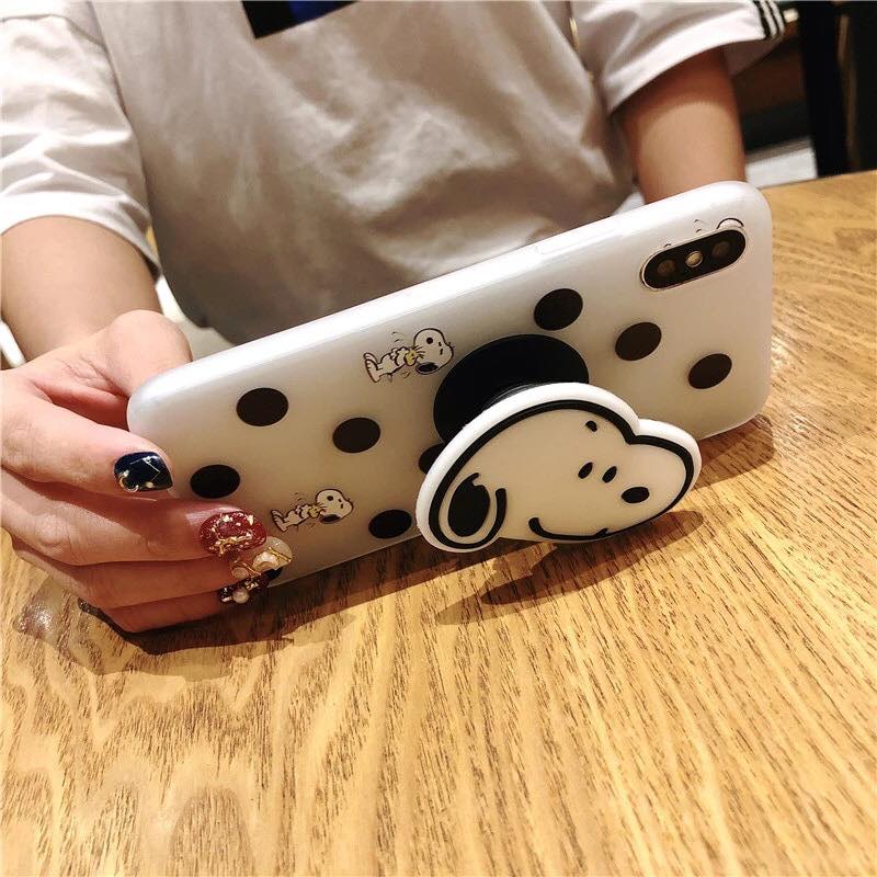 CASE SNOOPY + POPSOCKET