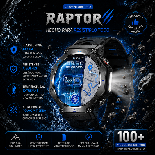 SMARTWATCH MILITARY RAPTOR®