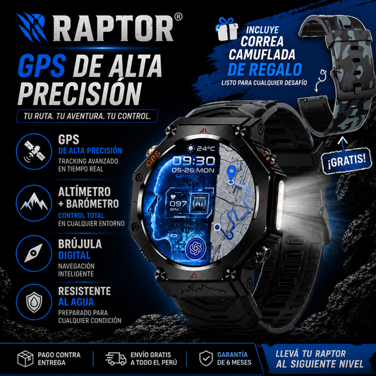 RAPTOR® – RELOJ MILITAR GPS