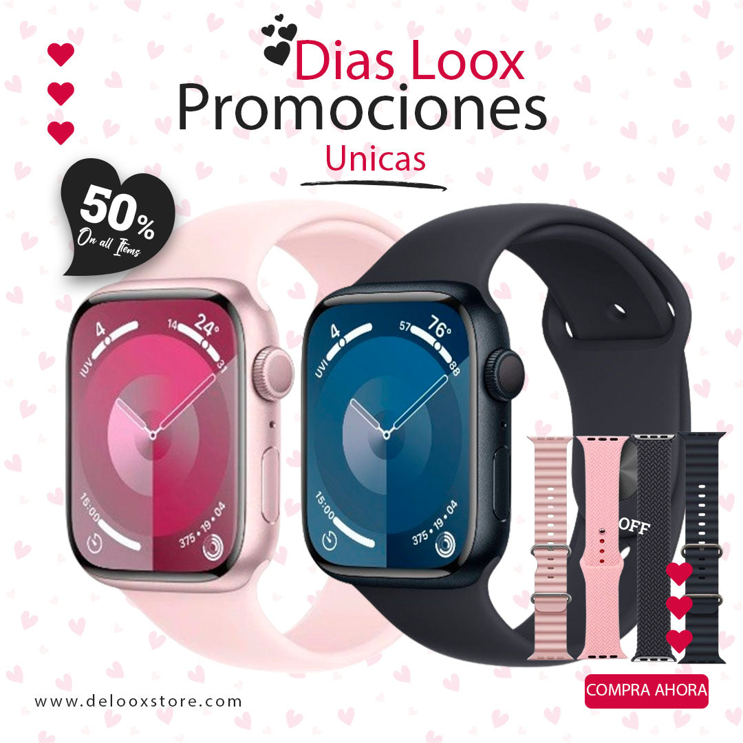 ⏰OFERTA DUOPACK SMARTWATCH SERIE 9 PREMIUM LOOX