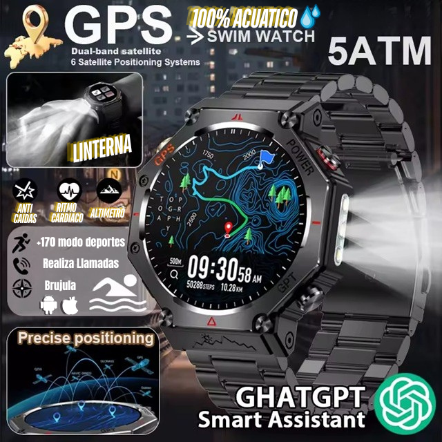 SMARTWATCH MILITARY RAPTOR® (2025)