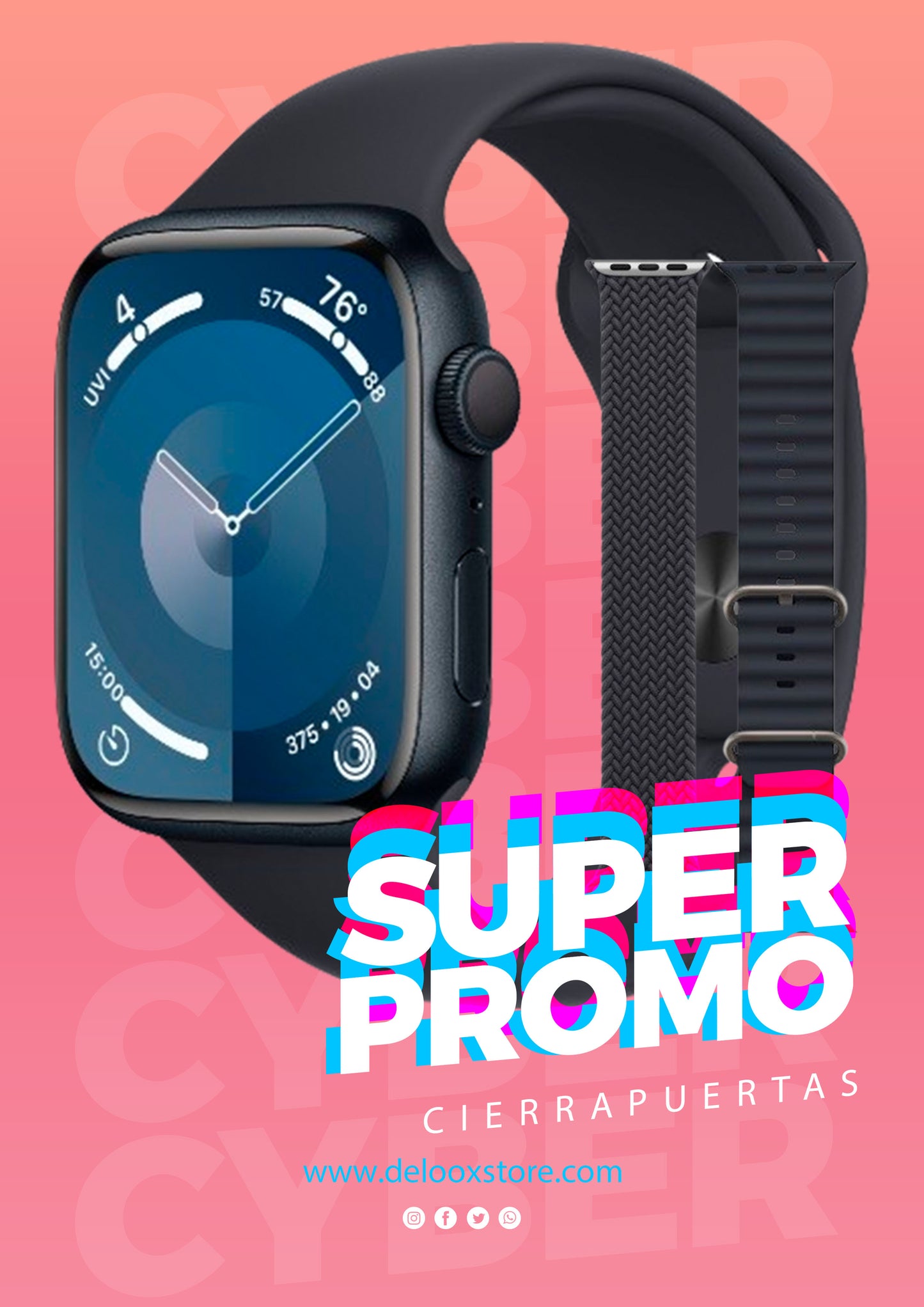 📢PROMO SMARTWATCH SERIE 9 PREMIUM + 2 REGALOS🎁🎁