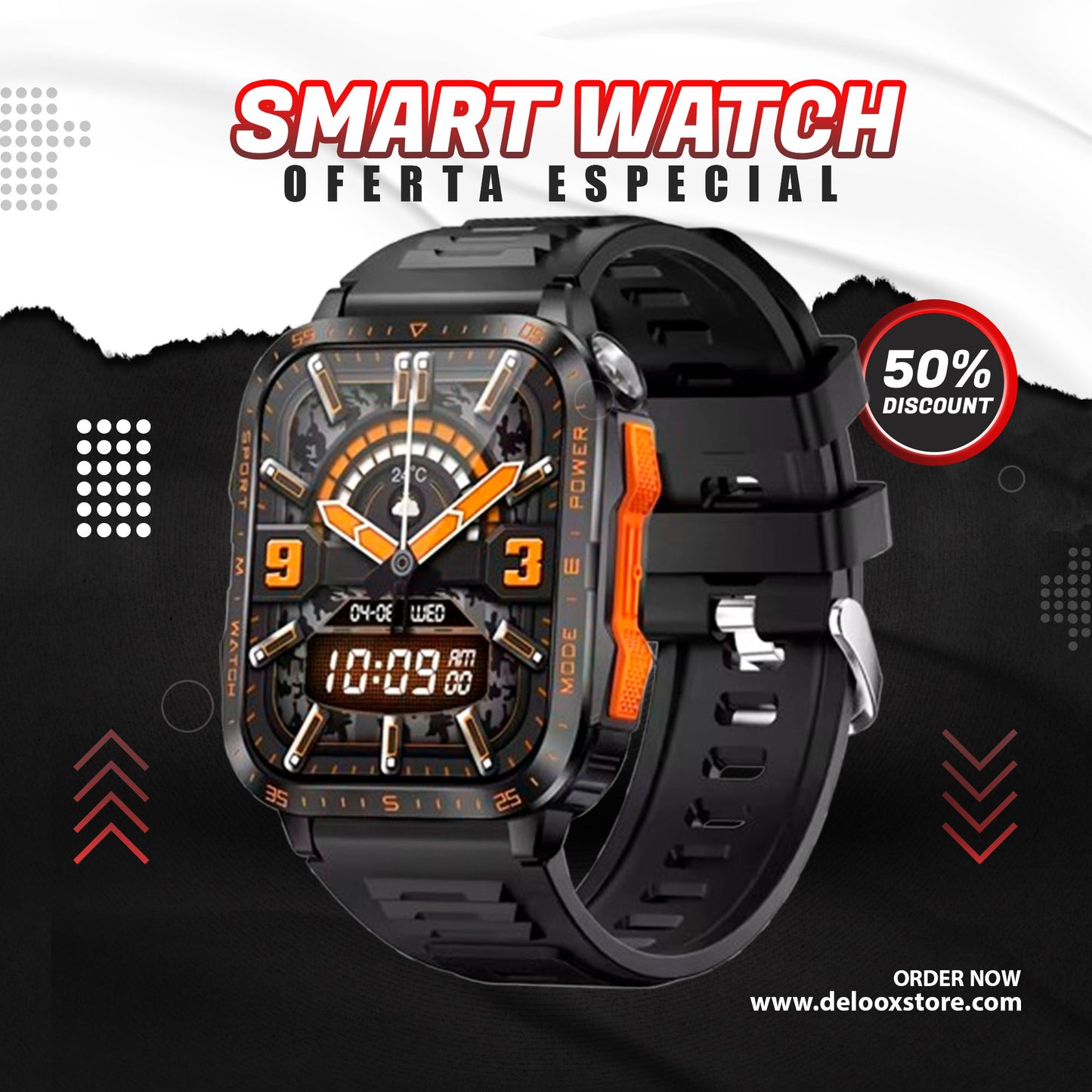 ⏰OFERTA SMARTWATCH MILITARY ALPHA®︎ (NUEVO)