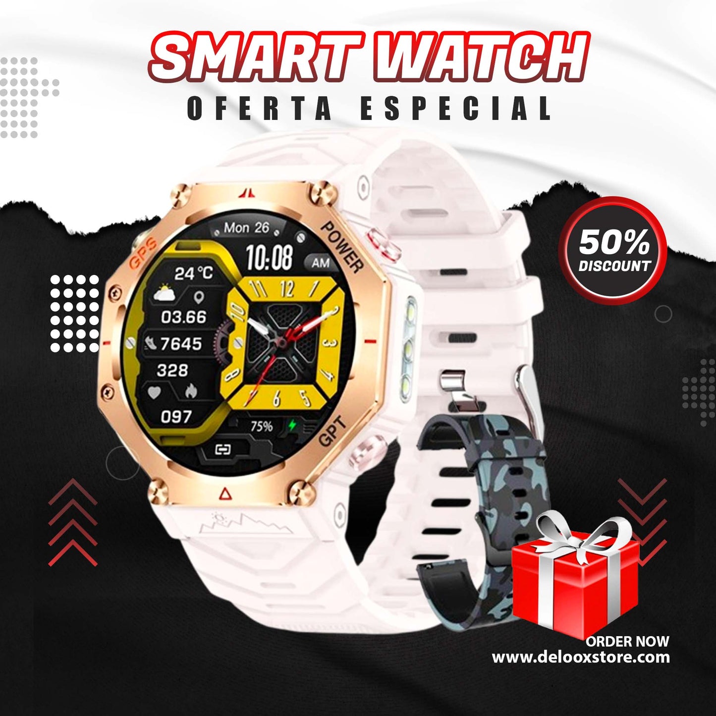 SMARTWATCH MILITARY RAPTOR® (ORIGINAL)