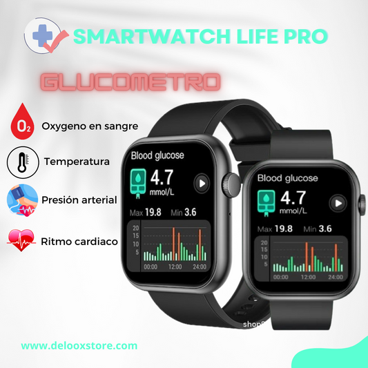 📢PROMO  SMARTWATCH LIFE PRO (Glucómetro)