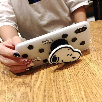 CASE SNOOPY + POPSOCKET